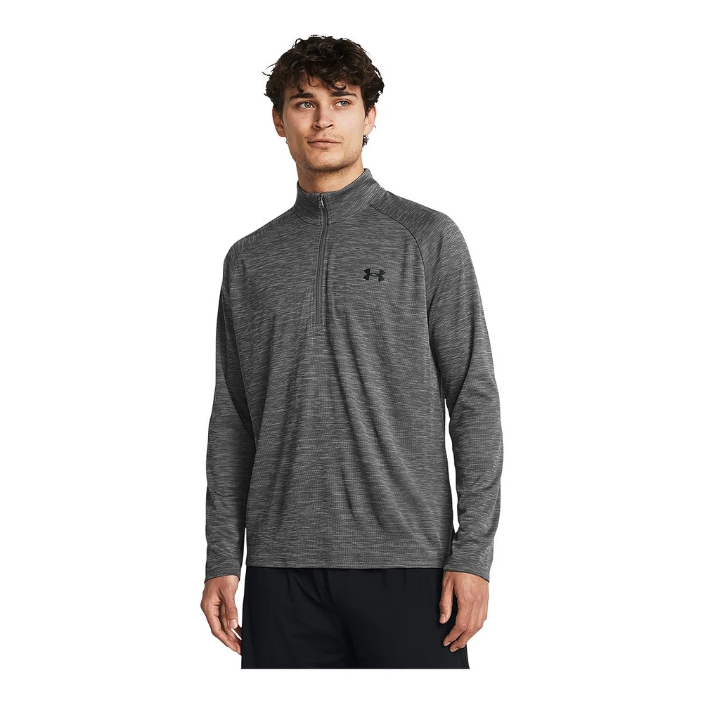 Under Armour Men's Tech™ Textured 1/2 Zip Long Sleeve Top