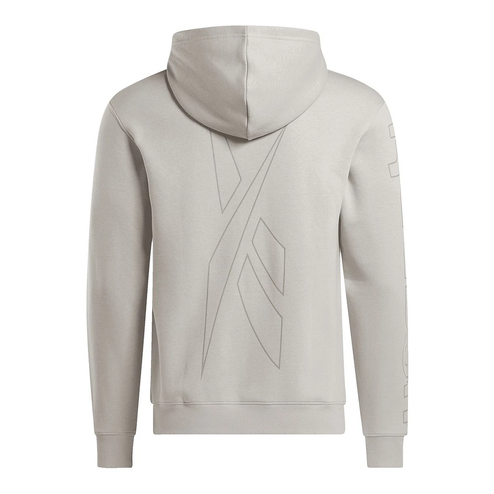 Reebok Men's Logo Mash Up Pullover Hoodie