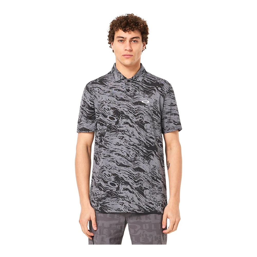 Oakley Men's Duality Jacquard Polo T Shirt