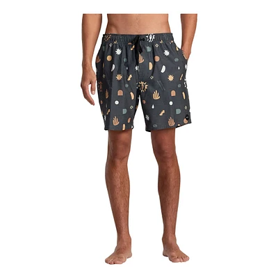 RVCA Men's Atlas Elastic 17 Inch Volley Shorts