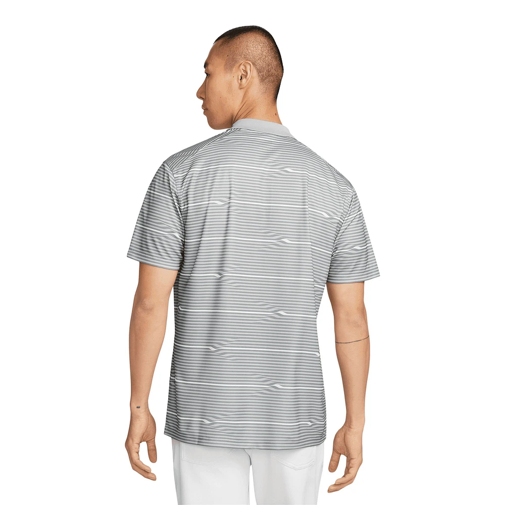 Nike Men's Dri-FIT Victory + Ripple Golf Polo T Shirt