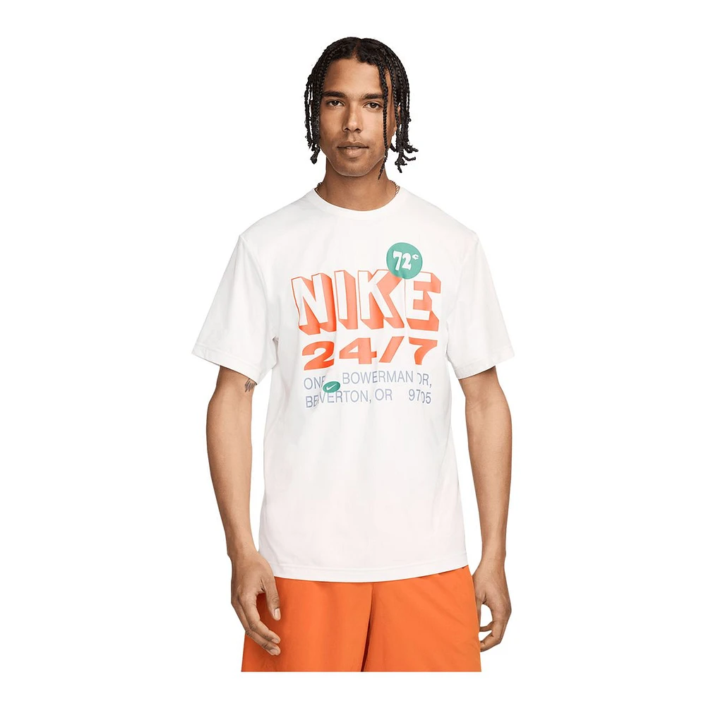 Nike Men's 24/7 Hyverse Big Logo T Shirt