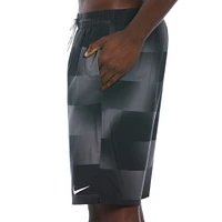 Nike Men's Water Stripe 9 Inch Compression Volley Shorts