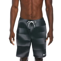 Nike Men's Water Stripe 9 Inch Compression Volley Shorts