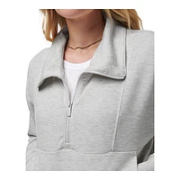 TravisMathew Women's Skyloft 1/2 Zip Golf Pullover