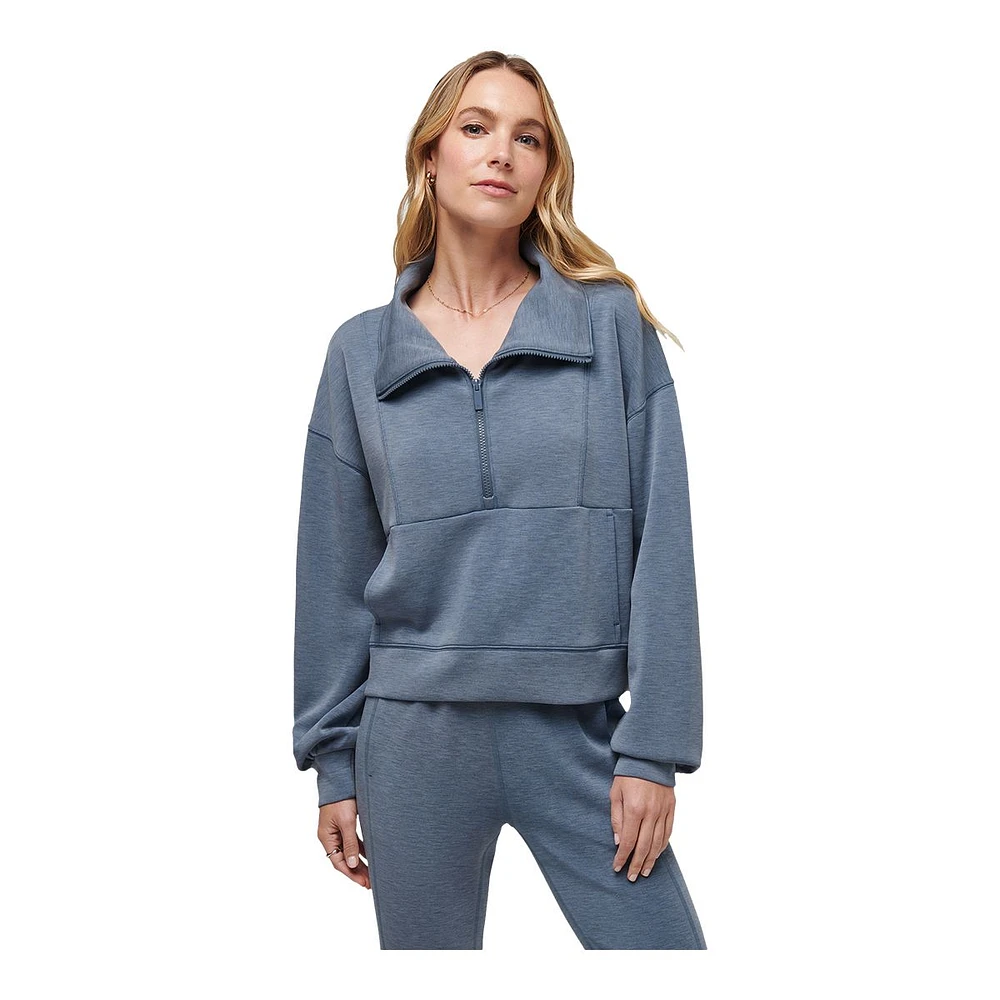 TravisMathew Women's 1/2 Zip Golf Pullover