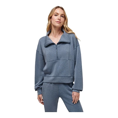 TravisMathew Women's 1/2 Zip Golf Pullover