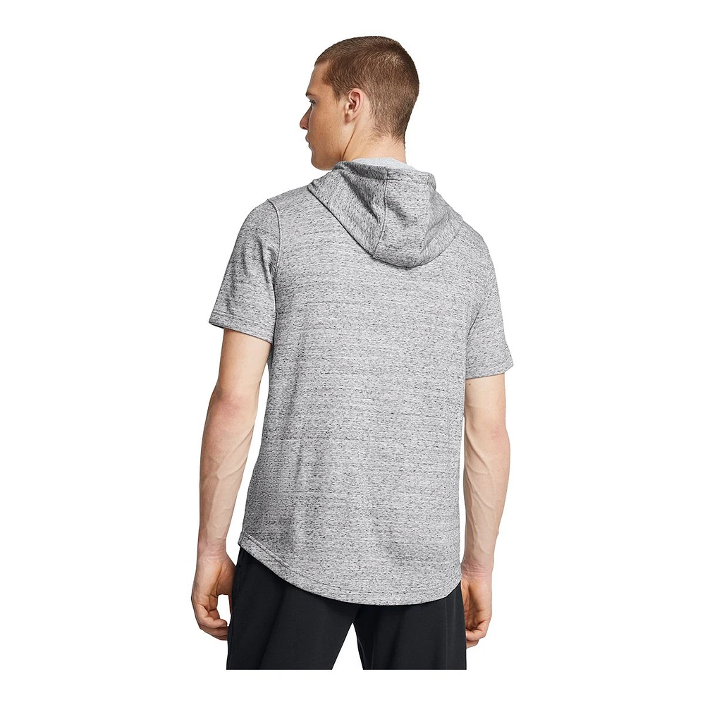 Under Armour Men's Project Rock Payoff Terry Short Sleeve Hoodie