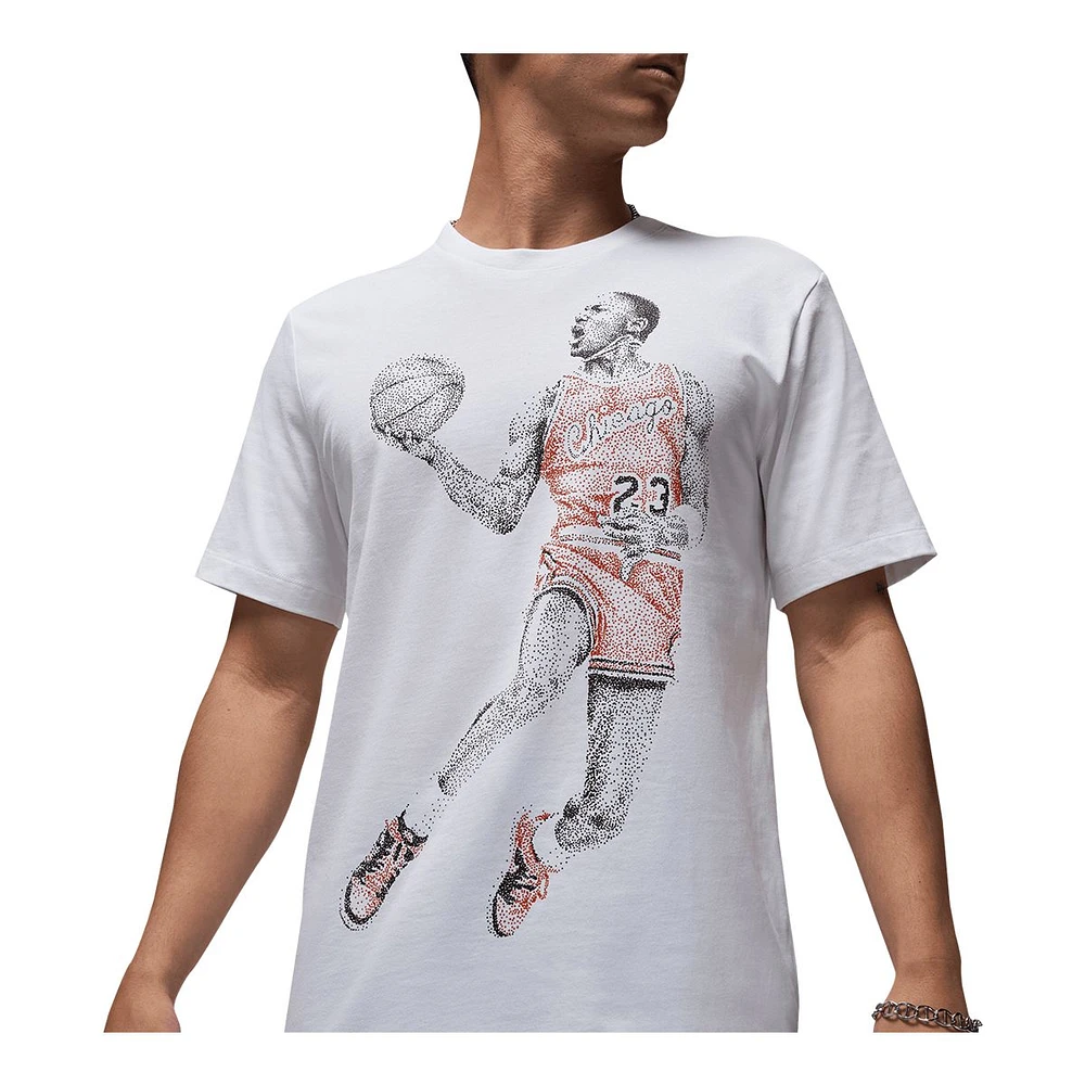 Jordan Men's Brand Dot MJ Crew T Shirt