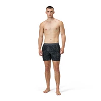 Speedo Men's Lookout Print 16 Inch Volley Shorts