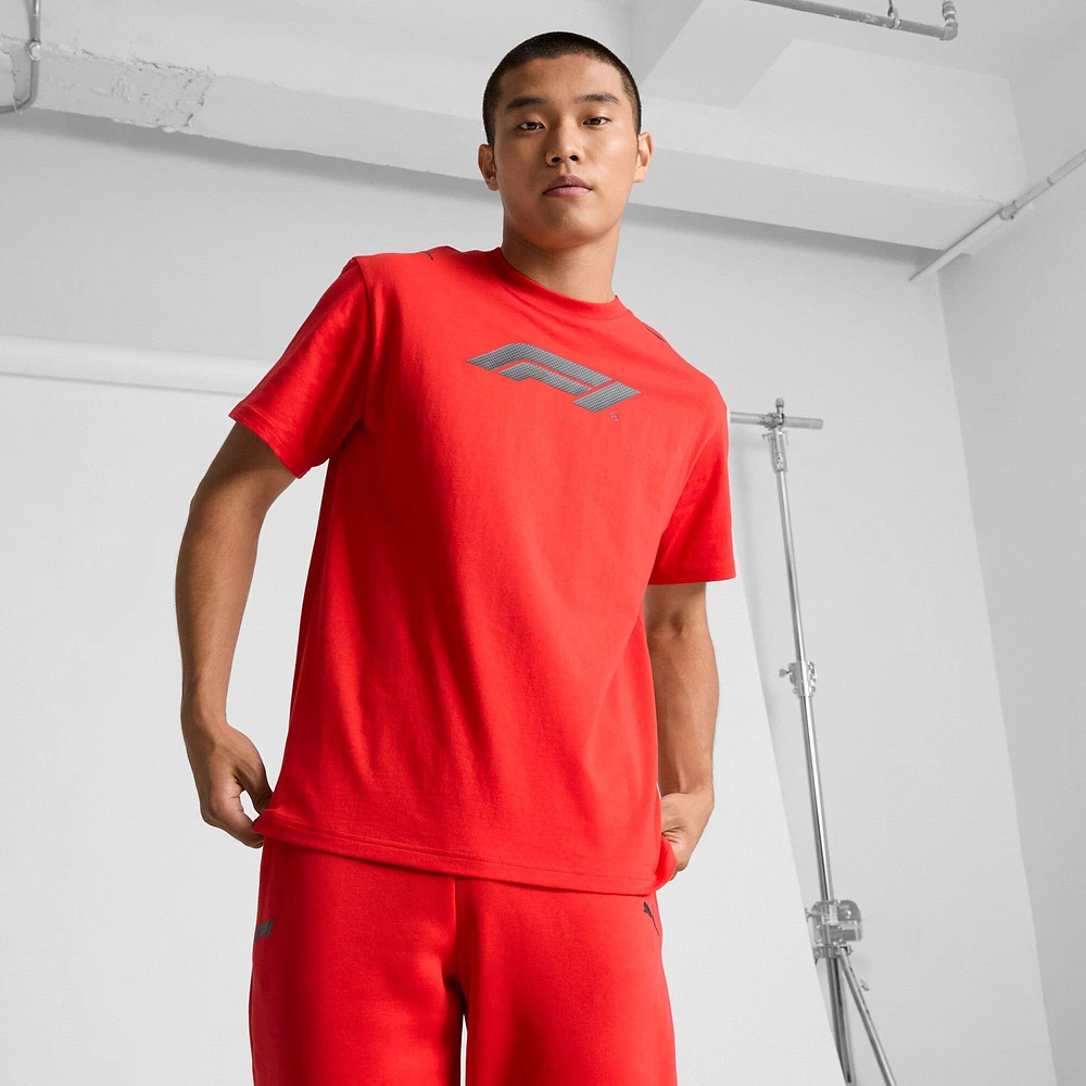 PUMA Men's F1 ESS+ Relaxed T Shirt