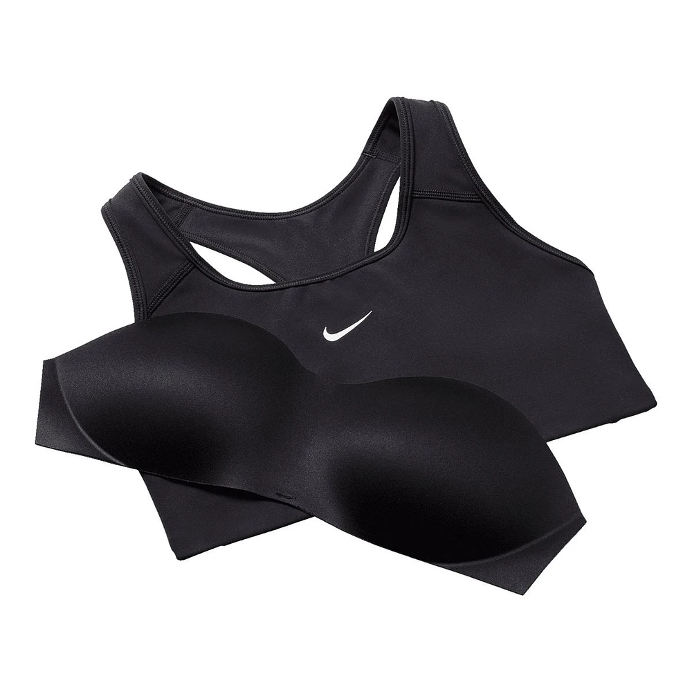 Nike Women's Classic Sports Bra, Medium Impact, Padded