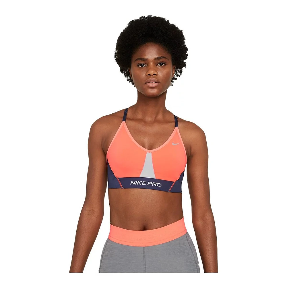 Nike Women's Pro Luxe Indy Sports Bra, Low Impact