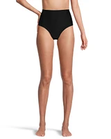 adidas Women's X-Shape High Waisted Swimsuit Bikini Bottom, Beach