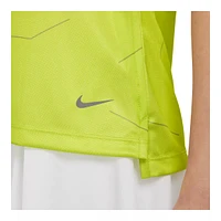 Nike Golf Women's Breath Jacquard Print Sleeveless Polo T Shirt, Breathable