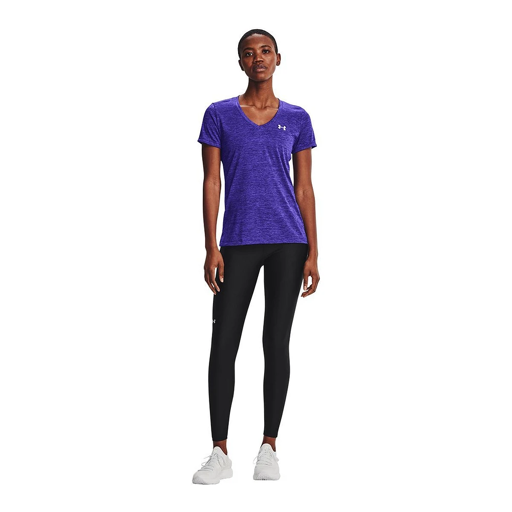 Under Armour Women's Tech Twist V-Neck T Shirt