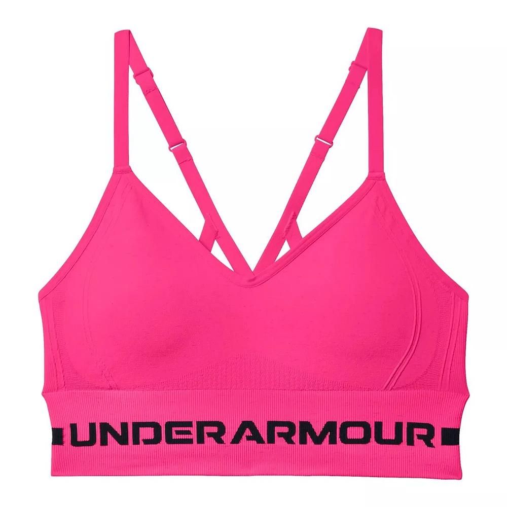 Under Armour Women's Training Seamless Low Long Heather Sports Bra