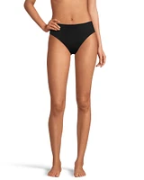 Hurley Women's Solid Full Coverage Swimsuit Bikini Bottom, Beach