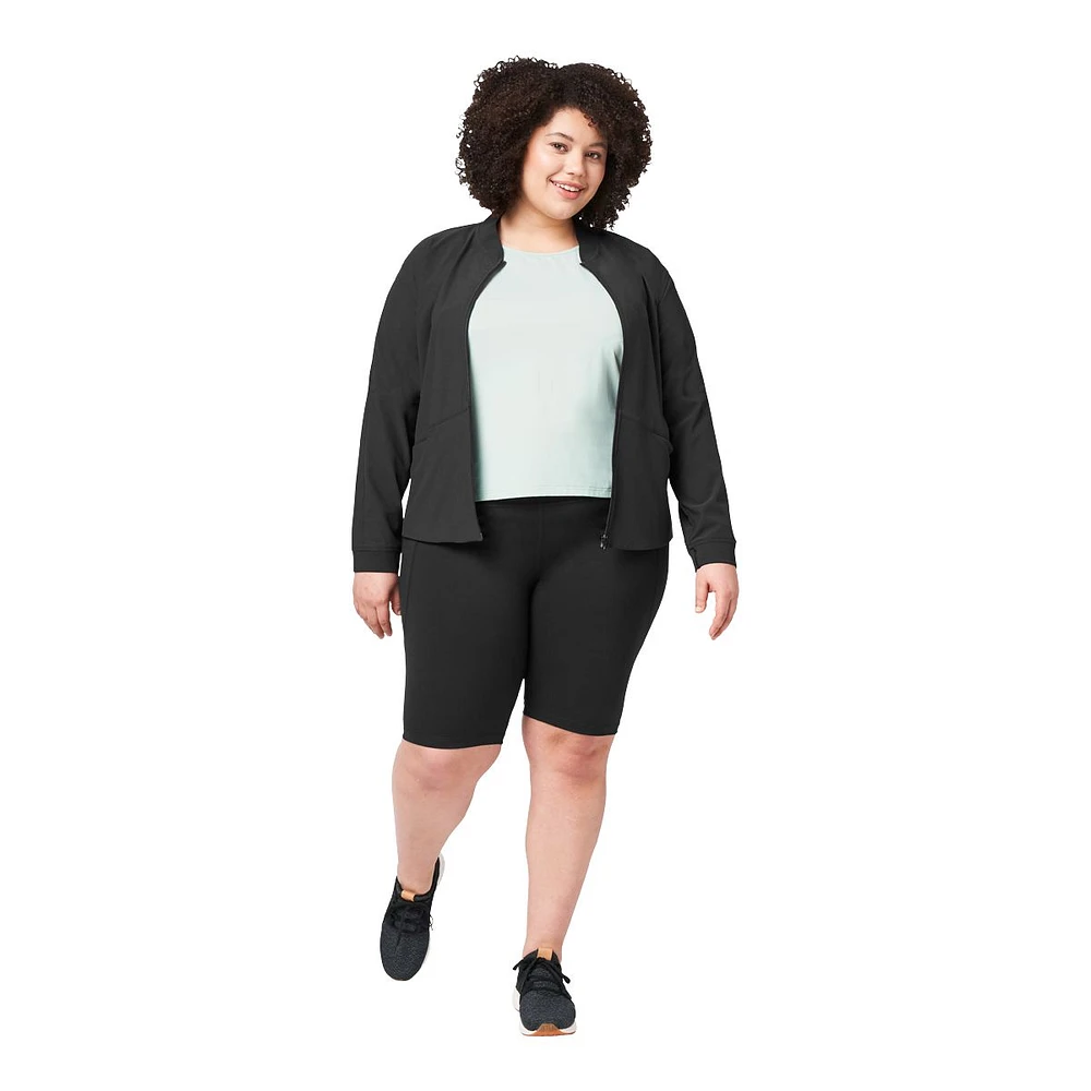 Push FWD Women's Plus Minimal Recycled Bomber