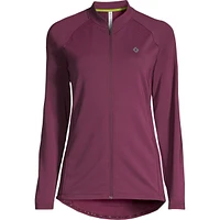 Diamondback Women's Cool Ride Long Sleeve Zip Up Cycling Jersey, Relaxed Fit