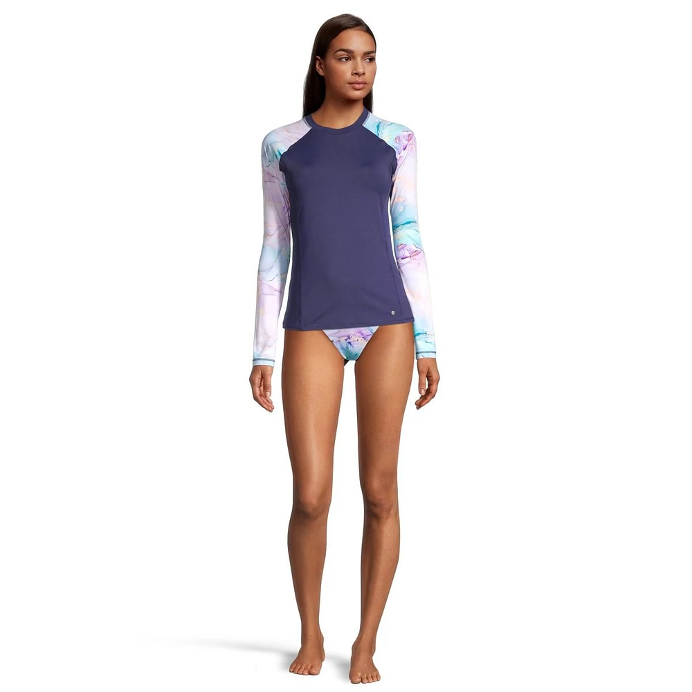 Ripzone Women's SL Solid Long Sleeve Rashguard