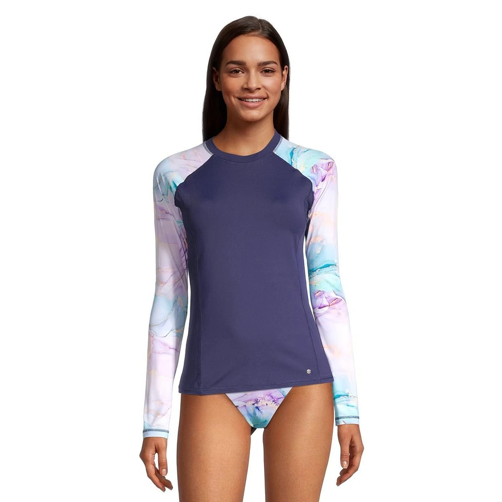 Ripzone Women's SL Solid Long Sleeve Rashguard