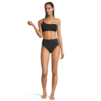 Ripzone Women's SL High Waisted Swimsuit Bikini Bottom, Beach