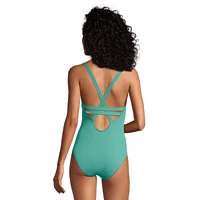 Ripzone Women's Strappy One Piece Swimsuit/Bathing Suit, Beach