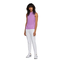 Nike Golf Women's Dri-Fit Victory Solid Sleeveless Polo T Shirt