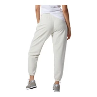 New Balance Women's Essential Pure Fleece Sweatpants, Casual, Mid Rise