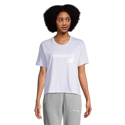 New Balance Women's Sport Core Stacked Cotton Running T Shirt