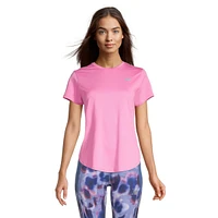 New Balance Women's Run Accelerate Running T Shirt, Relaxed Fit, Quick-Dry