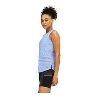 New Balance Women's Run Q Speed Jaquard Tank Top, Fitted Fit, Sleeveless, Sports