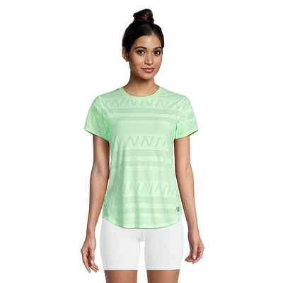 New Balance Women's Run Q Speed Jacquard T Shirt