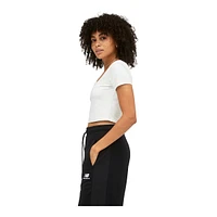 New Balance Women's Athletics Slim Crop T Shirt