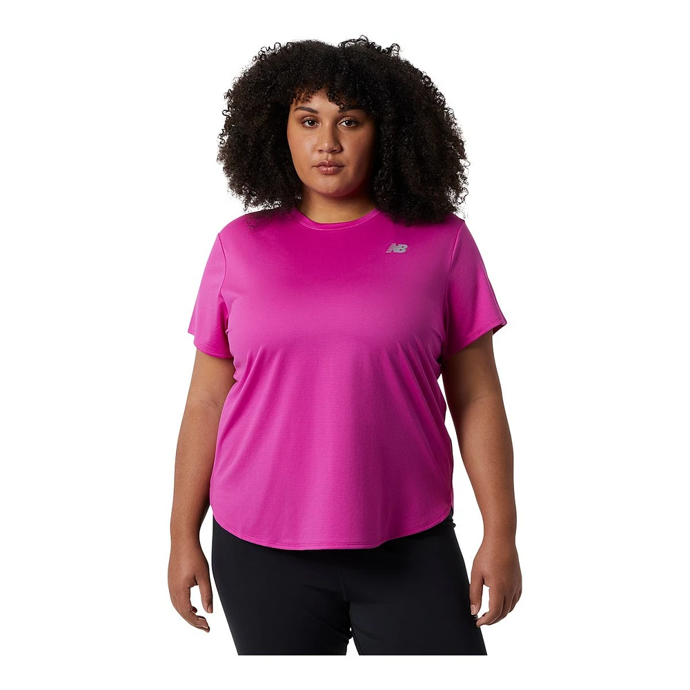 New Balance Women's Plus Run Accelerate Graphic T Shirt