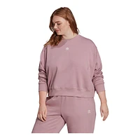 adidas Originals Women's Fleece Sweatshirt, Relaxed Fit