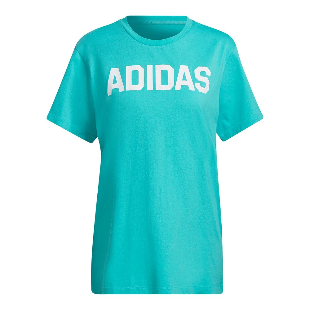 adidas Originals Women's Cotton Basketball T Shirt, Oversized