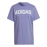 adidas Originals Women's Cotton Basketball T Shirt, Oversized