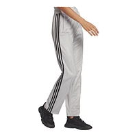 adidas Originals Women's Silver Track Pants, Casual, Lounge, Loose Fit, High Rise