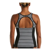 Nike Women's Keyhole Back Tankini Top