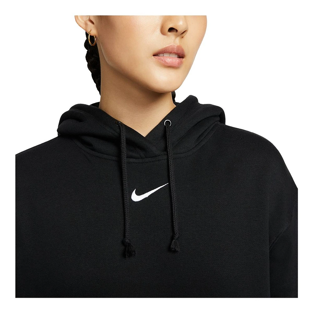 Nike Women's Collection Fleece Pullover Hoodie, Heavyweight Fleece, Oversized