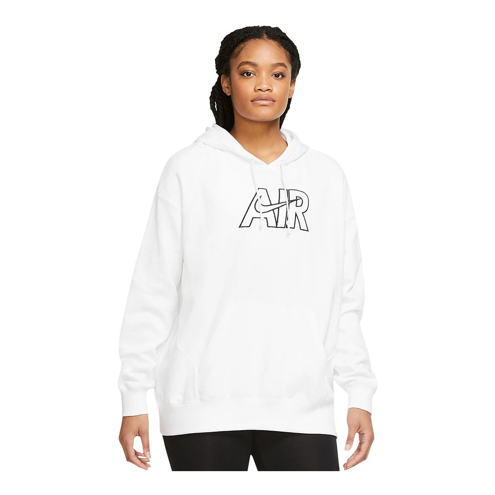 Nike Women's Air Pullover Hoodie, Fleece, Oversized