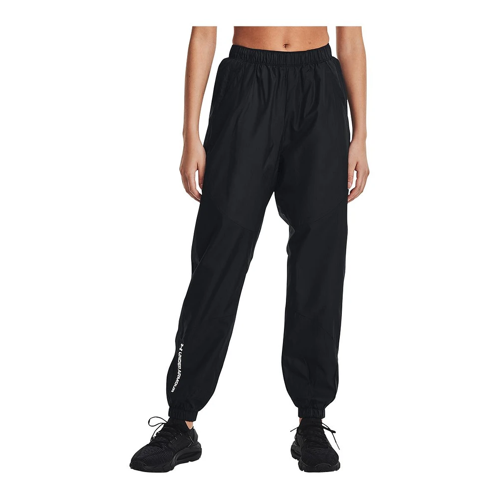 Under Armour Women's Rush Woven Pants, Training, Loose Fit, Lightweight