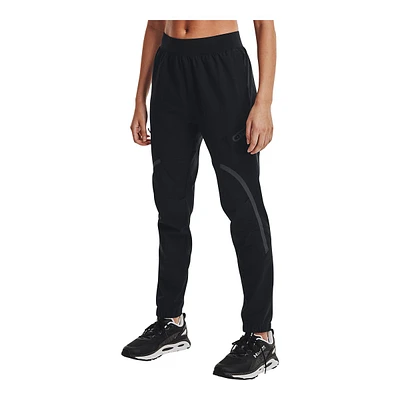 Under Armour Women's Unstoppable Cargo Woven Pants, Training, Loose Fit, Stretch