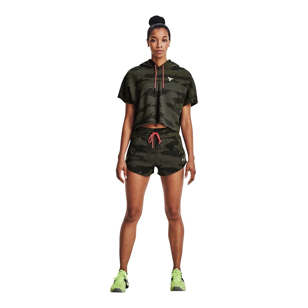 Under Armour Women's Project Rock Camo Shorts