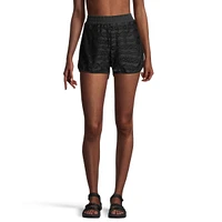 Mandarine Women's Crochet Lined Cover-Up Shorts