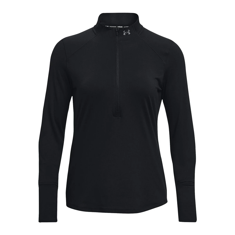 Under Armour Women's Run Qualifier Long Sleeve Half Zip Shirt