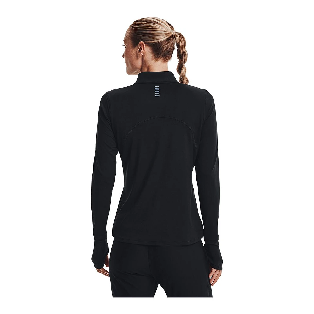 Under Armour Women's Run Qualifier Long Sleeve Half Zip Shirt