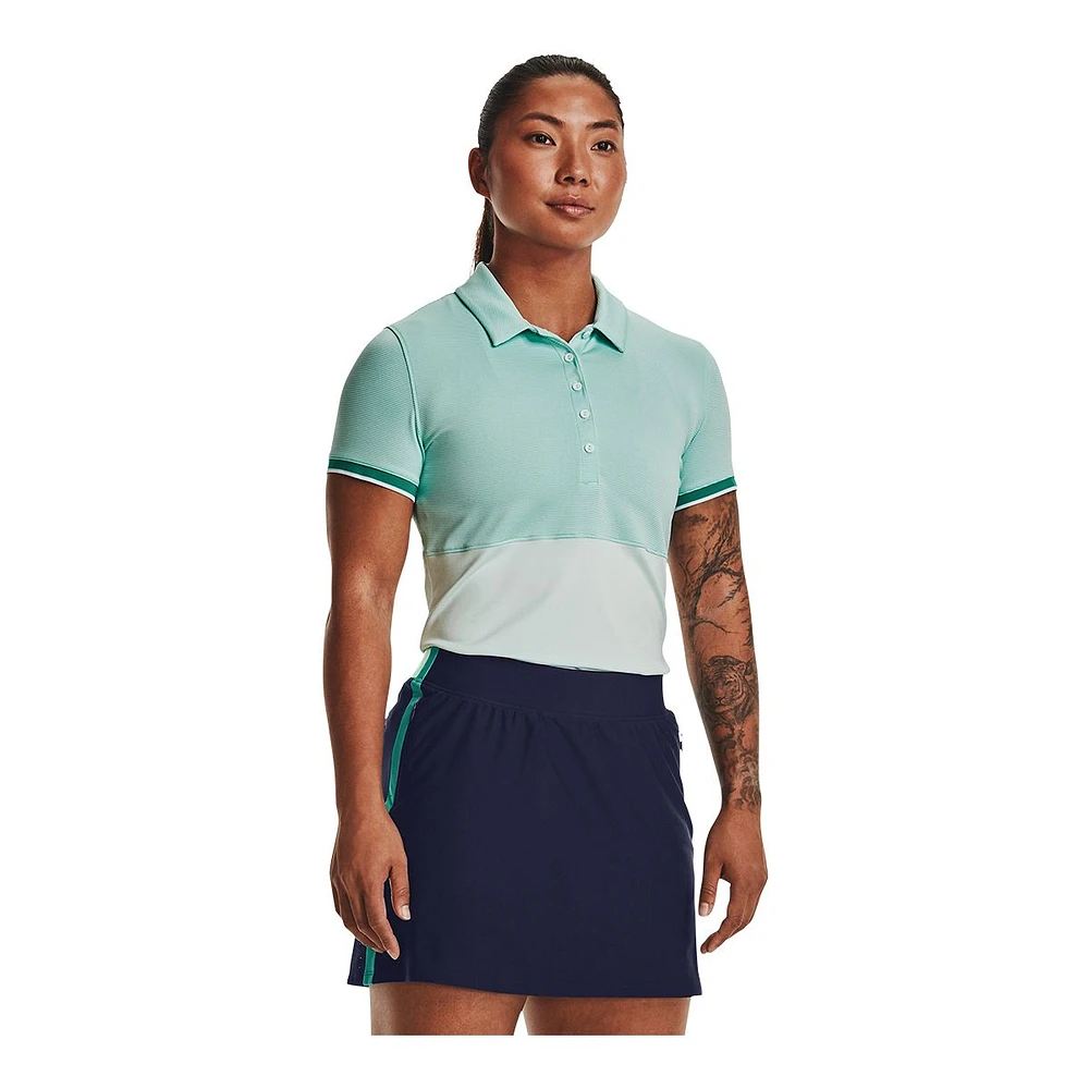 Under Armour Golf Women's Zinger Point Short Sleeve Polo T Shirt